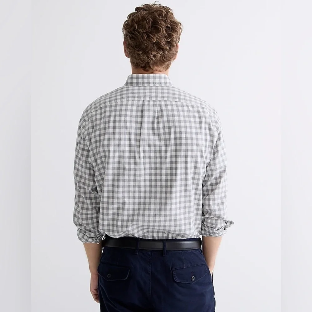 J Crew Secret Wash cotton poplin shirt BN126